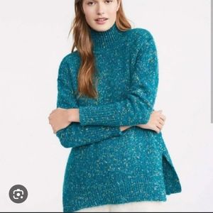 (DONATED) Loft Lou & Grey Flecked Mock neck Sweater